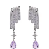 Avant Garde Pendientes 'Vesnaya' plata