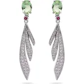 Avant Garde Pendientes 'Ulrikea' plata