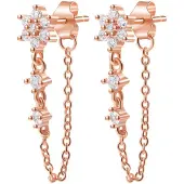 Hey Happiness Pendientes 'Soft Bloom' oro rosa