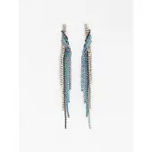 Avant Garde Pendientes 'Ludmilaa' azul