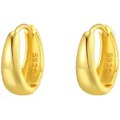 Hey Happiness Pendientes 'Dome' oro