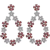 Avant Garde Pendientes 'Patriciaya' rojo