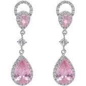 Avant Garde Pendientes 'Agatana' rosa claro