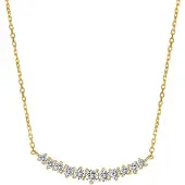 Hey Happiness Cadena 'Tennis Glow' oro