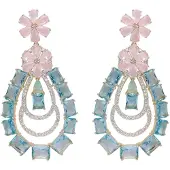 Avant Garde Pendientes 'Katarinaina' verde