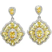 Avant Garde Pendientes 'Zarama' amarillo