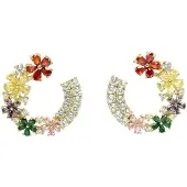 Avant Garde Pendientes 'Opheliaette' oro