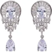 Avant Garde Pendientes 'Fridaia' plata