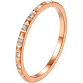 Hey Happiness Anillo 'Pyramid' oro rosa