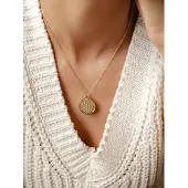 Hey Happiness Cadena 'Flower of Life' oro