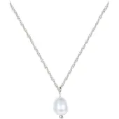 Hey Happiness Cadena 'Perle' plata