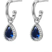Hey Happiness Pendientes 'September Birthstone' plata