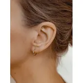 Hey Happiness Pendientes 'Basis' plata