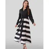 LapaPlus Vestido camisero 'Women Dress' negro