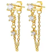 Hey Happiness Pendientes 'Stardust' oro