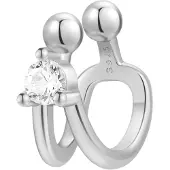 Hey Happiness Pendientes 'Glow Cuff' plata