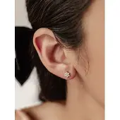 Hey Happiness Pendientes 'Sunburst' oro rosa