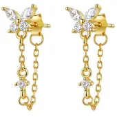 Hey Happiness Pendientes 'Blossom' oro