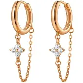 Hey Happiness Pendientes 'Twinkle Blossom' oro rosa