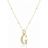 Hey Happiness Cadena 'Letter G' oro