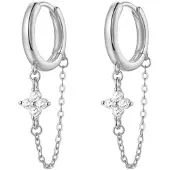 Hey Happiness Pendientes 'Twinkle Blossom' plata