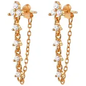 Hey Happiness Pendientes 'Blossom' oro rosa