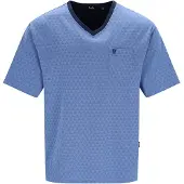 Hajo Pijama corto 'Klima Light' azul / azul oscuro