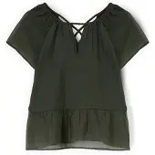 Motivi Blusa verde hierba