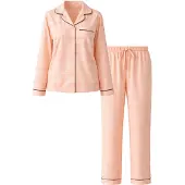 LEAFLETIC Pijama 'Women’s Night Wear Long set' albaricique
