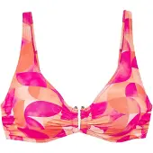 LASCANA Top de bikini naranja / naranja claro / rosa