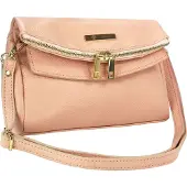 Toscanto Bolso de hombro rosa claro