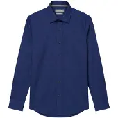 Michael Kors Camisa 'DOBBY ENGINEERD MODERN FIT SHIRT CAMICIA' azul