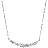 Hey Happiness Cadena 'Herz Tennis' plata