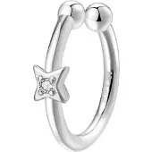 Hey Happiness Pendientes 'Stella' plata