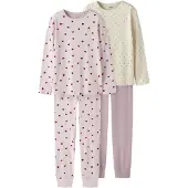 Name It Kids Pijama amarillo claro / lila / rosa / burdeos