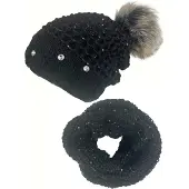 Kumixi Gorra 'Set: Mütze & Loop Schal' negro