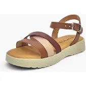 Pisamonas Sandalias marrón oscuro