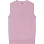 GOBI Cashmere Chaleco de punto 'Women's Timeless Cashmere Crewneck Vest' rosa