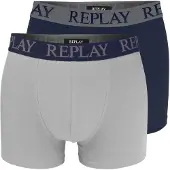Replay Calzoncillo deportivo azul oscuro / gris / gris claro