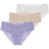 Dorina Braga beige / lila pastel / blanco