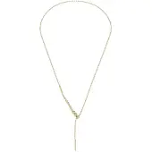 Liu Jo Collana deslizante chapada en oro con cristales LJ2828