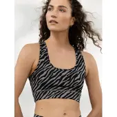Hey Honey Sujetador deportivo 'Racerback' gris basalto