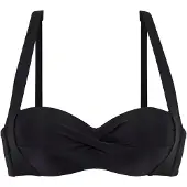LASCANA Top de bikini negro