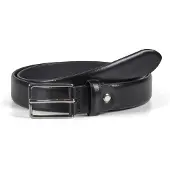Howard London Cinturón 'Leather Belt Allen Black' negro