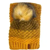 Kumixi Gorra 'Set: Mütze & Loop Schal' mostaza