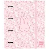 Safta Carpeta De Anillas Miffy Flowers