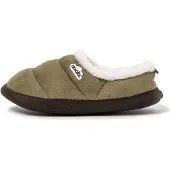 Nuvola Nuvola. Zapatillas de casa 'Classic Velvet' verde oscuro