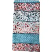 Kumixi Bragas para cuello 'Streublümchen' turquesa