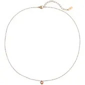 Hey Happiness Cadena 'Heart Bold' oro rosa