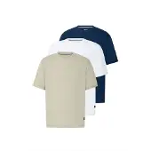 Blend Camiseta 'BHKriso' kitt / navy / blanco